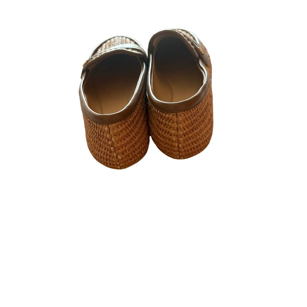 Giovanni Rossi Marbella raffia penny beige woven loafer size 8/38 - Picture 11 of 16